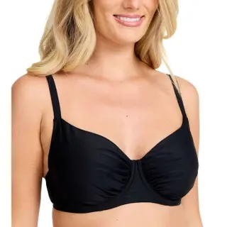 Produktfoto för Damella Grace Basic Bikini Bra Svart D/E 36 Dam