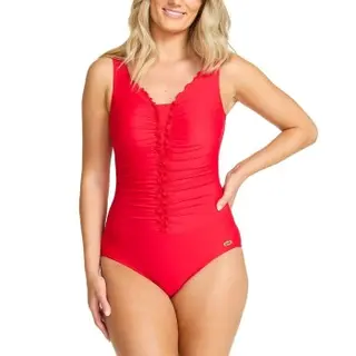 Produktfoto för Damella Jennifer Padded Swimsuit Röd 44 Dam