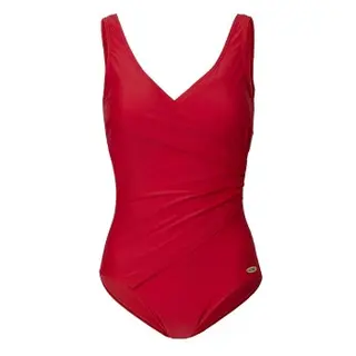 Produktfoto för Damella Julia Basic Swimsuit Röd 36 Dam