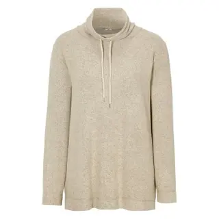 Produktfoto för Damella Knitted Lounge Top Beige Large Dam
