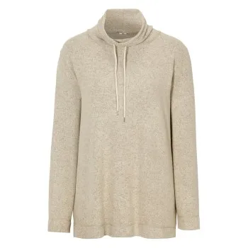 Alternativ bild 0 för Damella Knitted Lounge Top Beige Large Dam