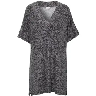 Produktfoto för Damella Knitted Lounge Tunic Leopard Small Dam