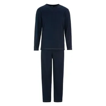 Alternativ bild 0 för Damella Kurt Long Sleeve Pyjamas Marin bomull Medium Dam