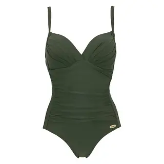 Produktfoto för Damella Miranda Swimsuit Mörkgrön D/E 44 Dam