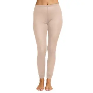 Produktfoto för Damella Silk Leggings Nougat silke Medium Dam