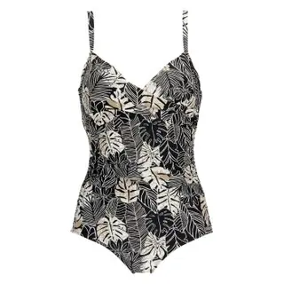 Produktfoto för Damella Tara Swimsuit Pattern Svart Mönster 40 Dam