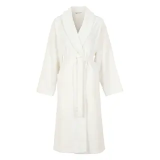 Produktfoto för Damella Unisex Torekov Robe Vit bomull Small
