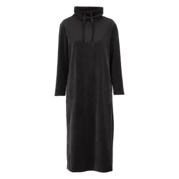 Alternativ bild 0 för Damella Velour Cosy Dress Svart Medium Dam