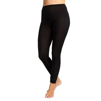 Alternativ bild 0 för Damella Wool Leggings Svart ull Small Dam