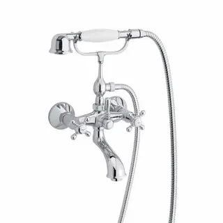 Produktfoto för Damixa Tradition kar+brusbat. - m.håndbruser og slange. 2-grebs. fork. m.rosetter 37025.00