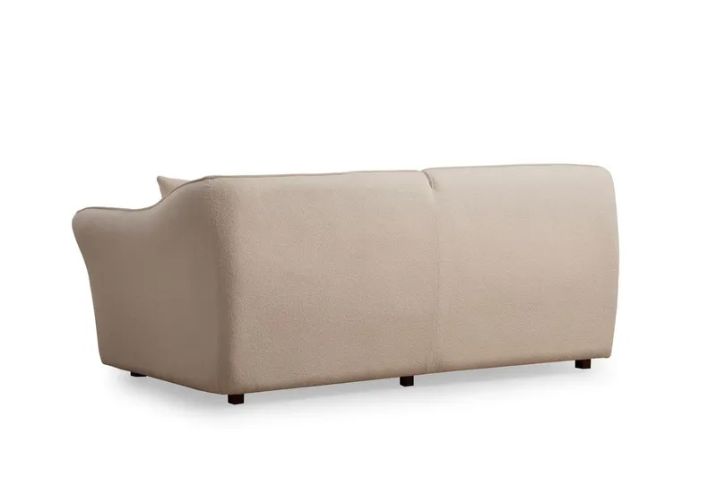 Bild 2 för Damor Svängd Soffa 3-sits - Beige