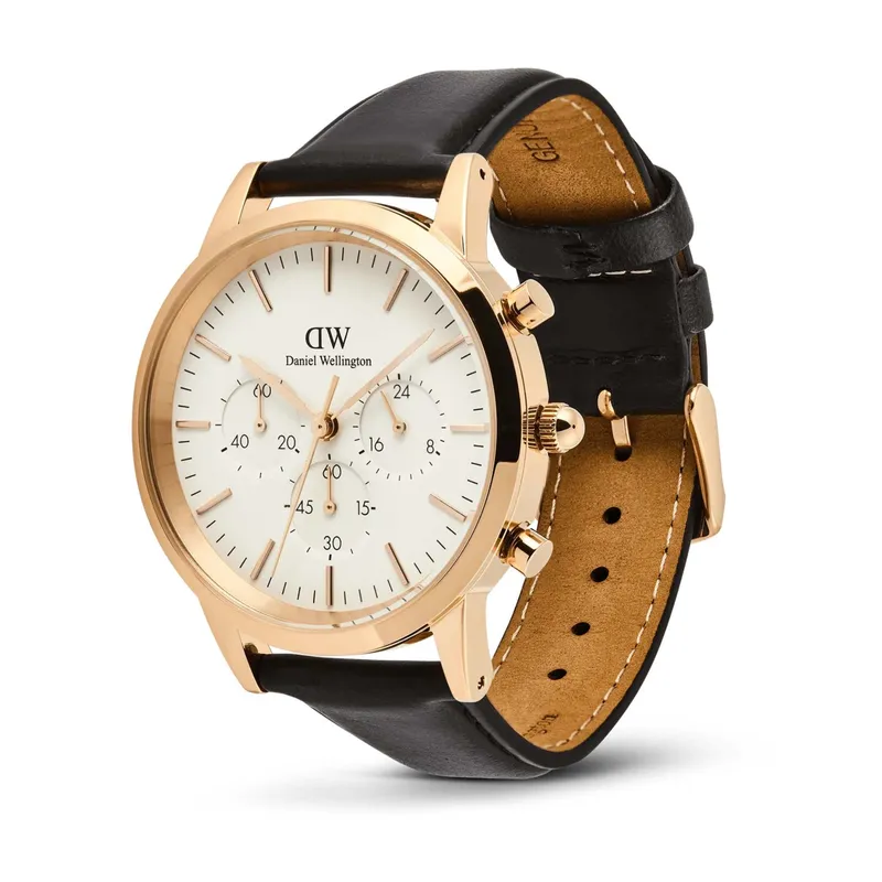 Bild 2 för Daniel Wellington DW Klocka Iconic Chronograph Sheffield RG 42mm Rose Gold