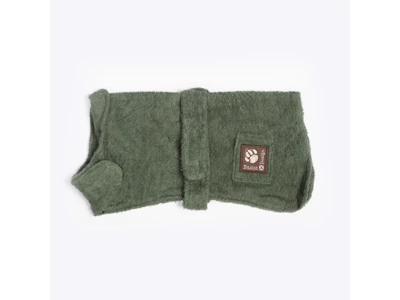 Alternativ bild 0 för Danish Design - Dog bath robe green 50cm - (D11250)