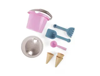 Produktfoto för Dantoy - Bucket set w. Ice cream cones - Pink (4801) /Outdoor Toys /Pink