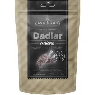 Produktfoto för Dave & Jon´s Dave & Jon's Dadlar Saltlakrits 125 g