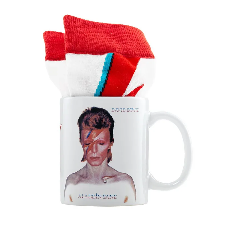 Bild 2 för David Bowie Mugg & Strumpor Presentset