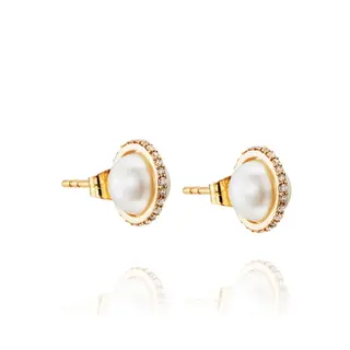 Produktfoto för Day Pearl & Stars Örhänge Guld