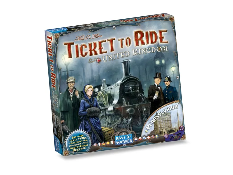 Alternativ bild 0 för Days of Wonder Ticket To Ride Map Coll. #5 UK/Pennsylvania
