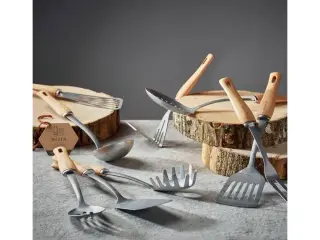 Produktfoto för De Buyer B Bois Perforerad stekspade Trähandtag