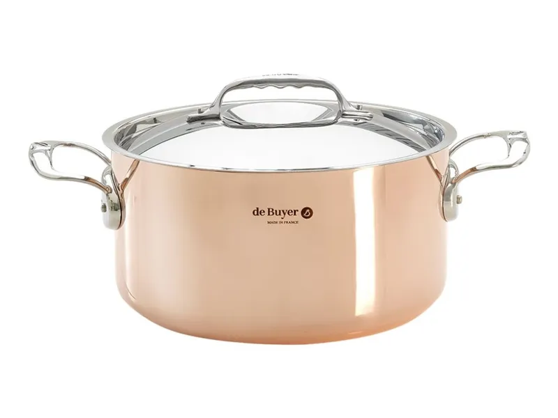 Alternativ bild 0 för de Buyer Prima Matera, 3,3 l, Koppar, Koppar, Rostfritt stål, Rostfritt stål, Rostfritt stål, 20,3 cm