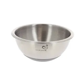 Produktfoto för De Buyer Skål rostfritt stål/silikon 16 cm/1L