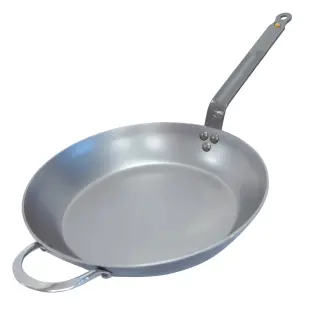 Produktfoto för De Buyer Stekpanna Kolstål Lyonnaise Mineral B Dia 32 cm