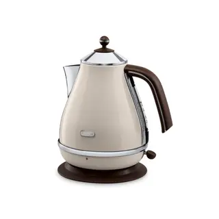 Produktfoto för De'Longhi Icona Vintage KBOV 2001.BG - Vattenkokare - 1.7 liter - 2 kW - kräm