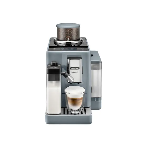 Alternativ bild 0 för De’Longhi Rivelia EXAM440.55.g, Espressomaskin, 1,4 l, Kaffebönor, Malat kaffe, Inbyggd kvarn, 1450 W, Grå