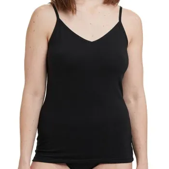 Alternativ bild 0 för Decoy 3P Narrow Strap Singlets Svart ekologisk bomull Medium Dam