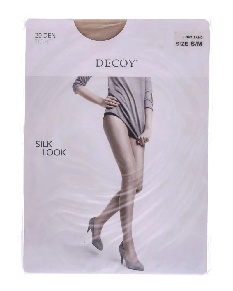 Bild 2 för Decoy Silk Look (20 Den) Light Sand S/M