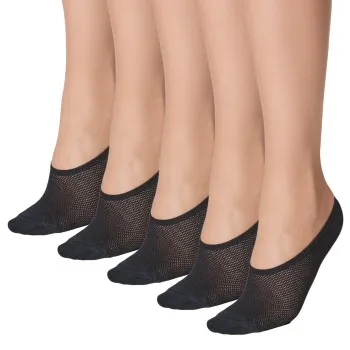 Alternativ bild 0 för Decoy Strumpor 5P Footies Quick Dry Svart polyamid Strl 39/41 Dam