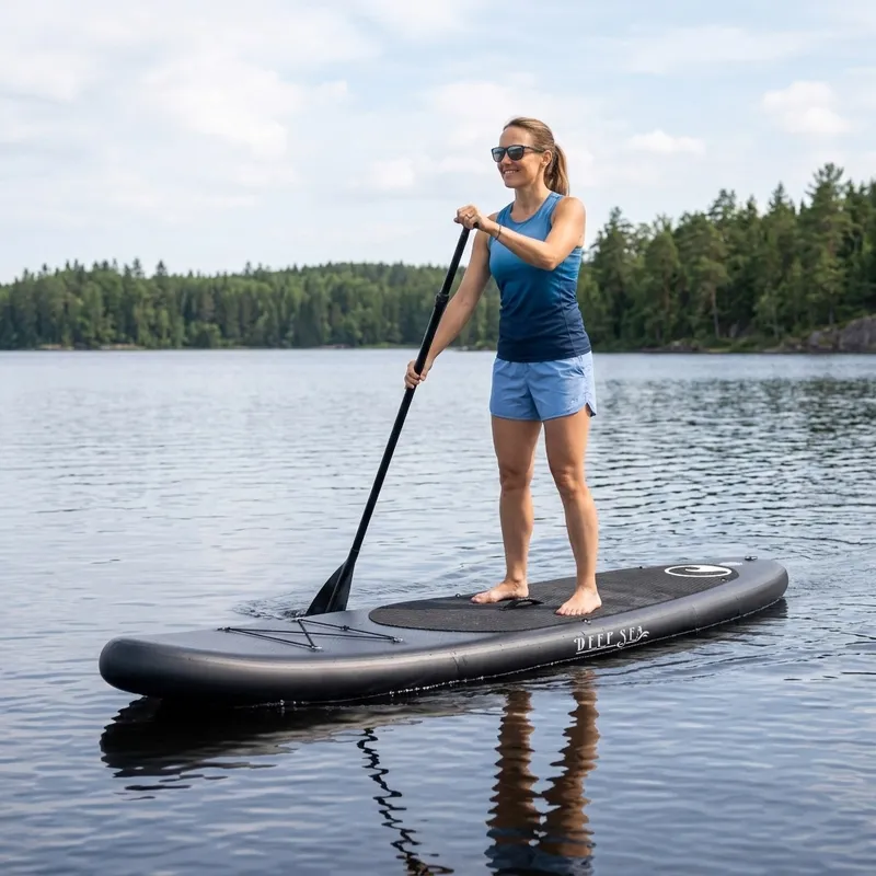 Bild 2 för Deep Sea SUP-brädset Pro, svart