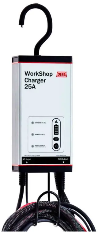 Produktfoto för DEFA WorkshopCharger - Batteriladdare 12V, 25A