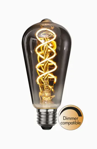 Produktfoto för Dekoration LED Filament E27 ST64 Smoked