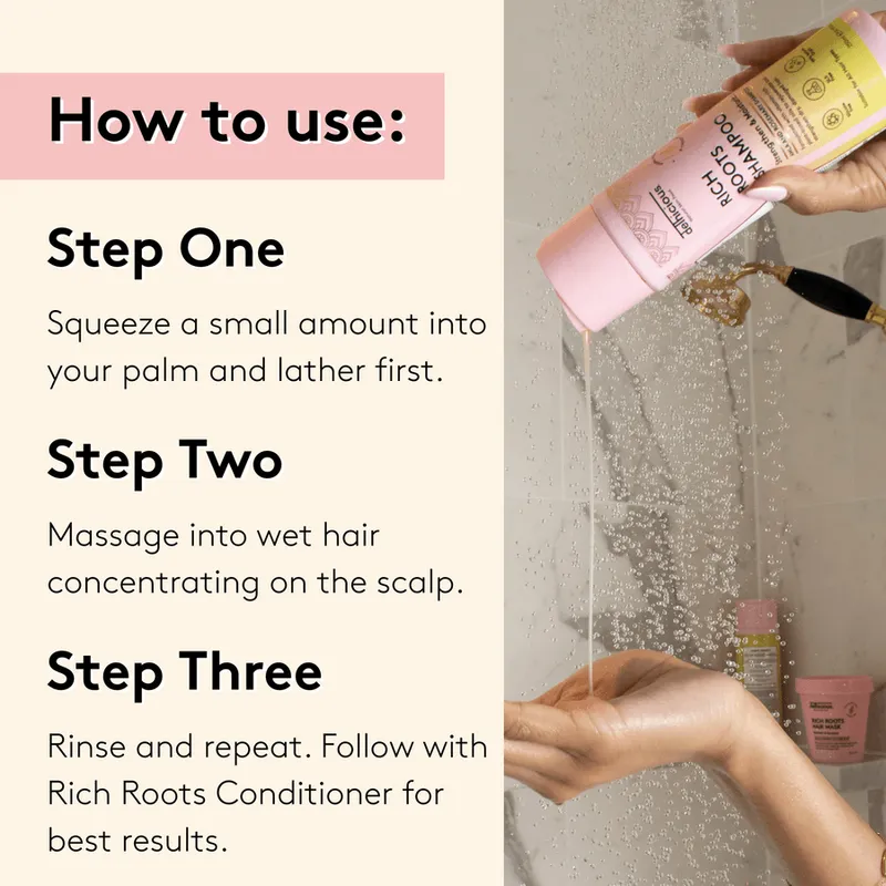 Bild 2 för Delhicious Rich Roots Shampoo 250ml