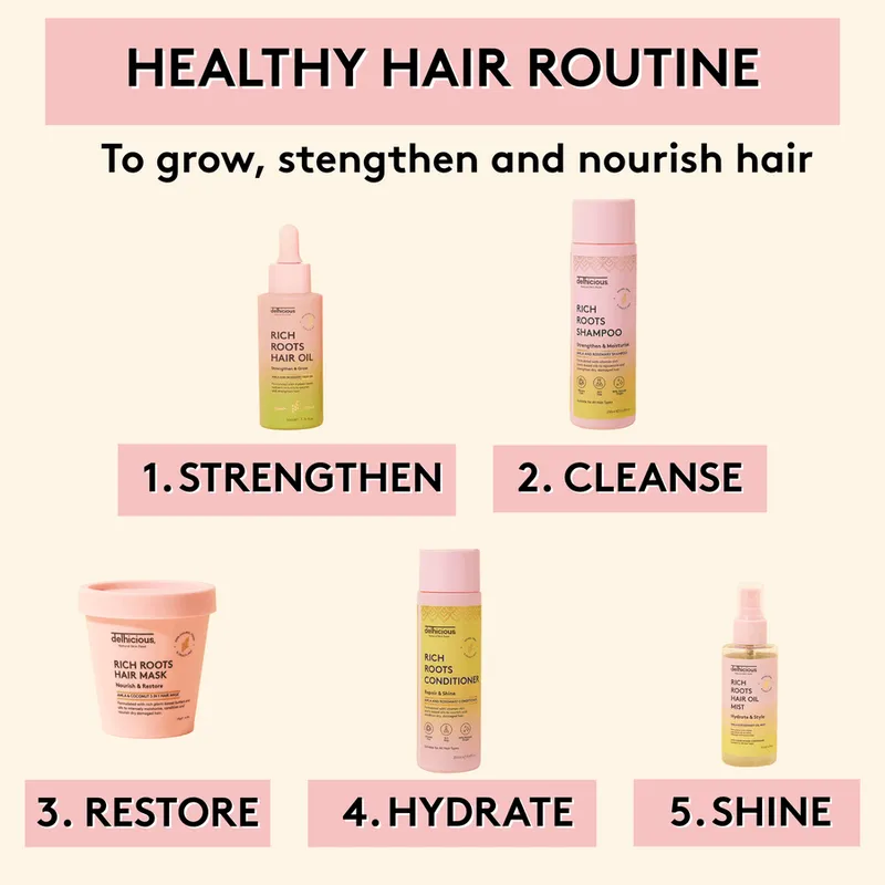 Bild 3 för Delhicious Rich Roots Shampoo 250ml