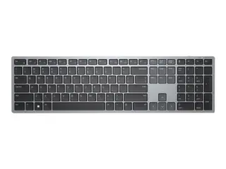Produktfoto för Dell Multi-Device KB700 - Tangentbord - trådlös - 2.4 GHz, Bluetooth 5.0 - QWERTY - hela norden - grå - med 3 års avancerad utbytesservice nästa arbetsdag
