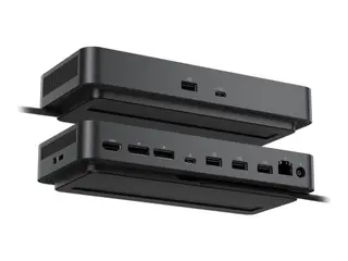 Produktfoto för DELL WD25, Kabel, USB 3.2 Gen 2 (3.1 Gen 2) Type-C, 100 W, 10,100,1000,2500 Mbit/s, Svart, 6144 x 3456 pixlar