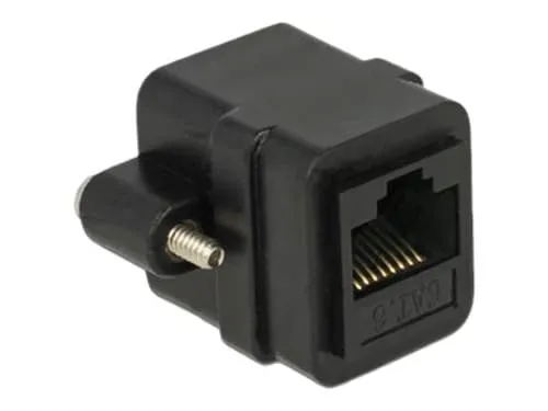 Alternativ bild 0 för Delock 85124 Kabelomvandlare (hane/hona) Rj-45 Svart Rj-45 Rj-45