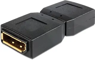 Produktfoto för Delock Adapter Displayport female > Displayport female Gender Changer - DisplayPort-könsbytare - DisplayPort (hona) till DisplayPort (hona) - svart