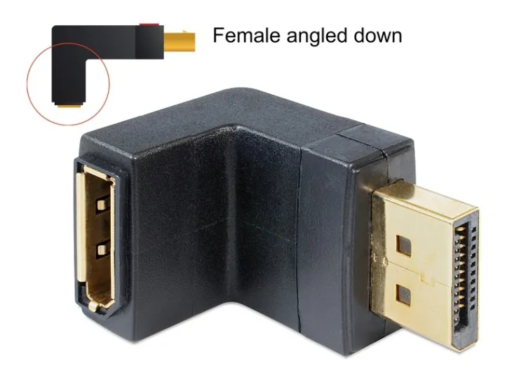 Alternativ bild 0 för Delock Adapter Displayport Hane Displayport Hona