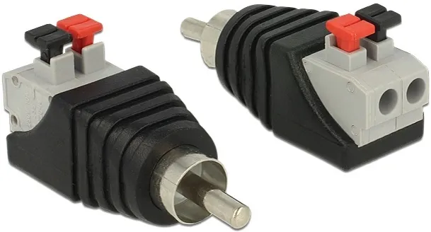 Alternativ bild 0 för DeLOCK Adapter RCA Male > Terminal Block