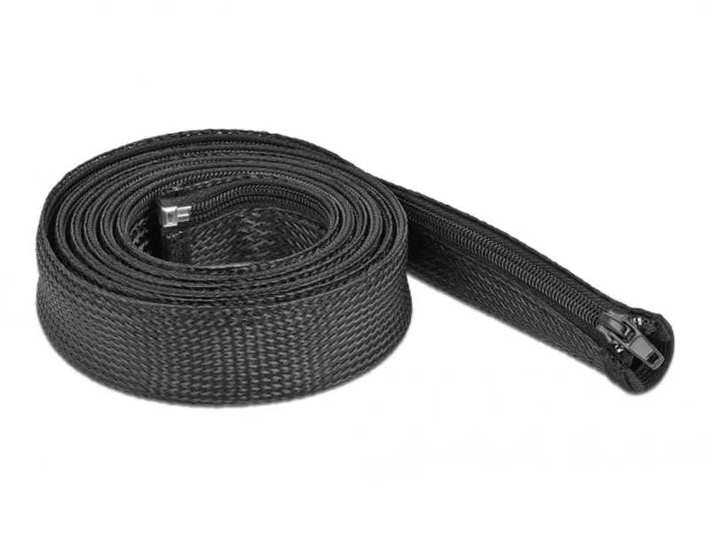 Alternativ bild 0 för DeLOCK Braided Sleeve with zip fastener heat-resistant