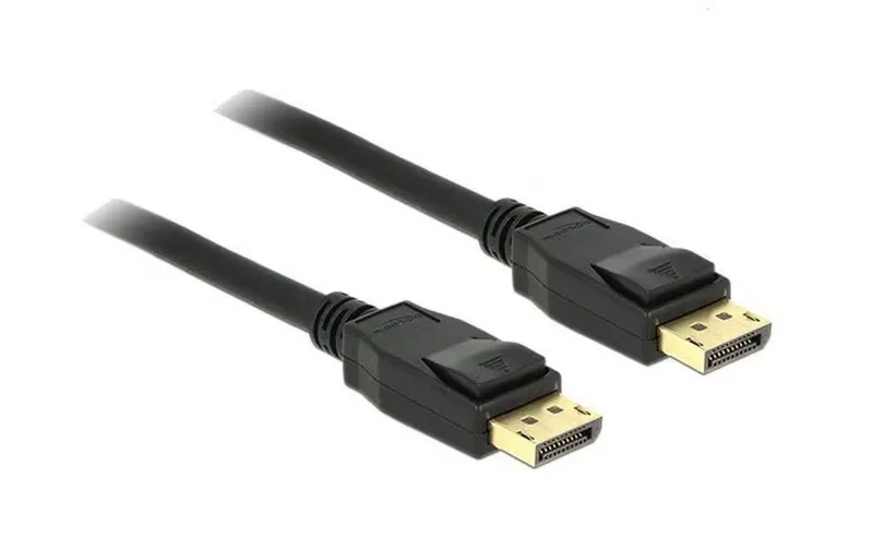 Alternativ bild 0 för Delock - DisplayPort-kabel - DisplayPort (hane) till DisplayPort (hane) - 3 m - sprintlåsning - svart