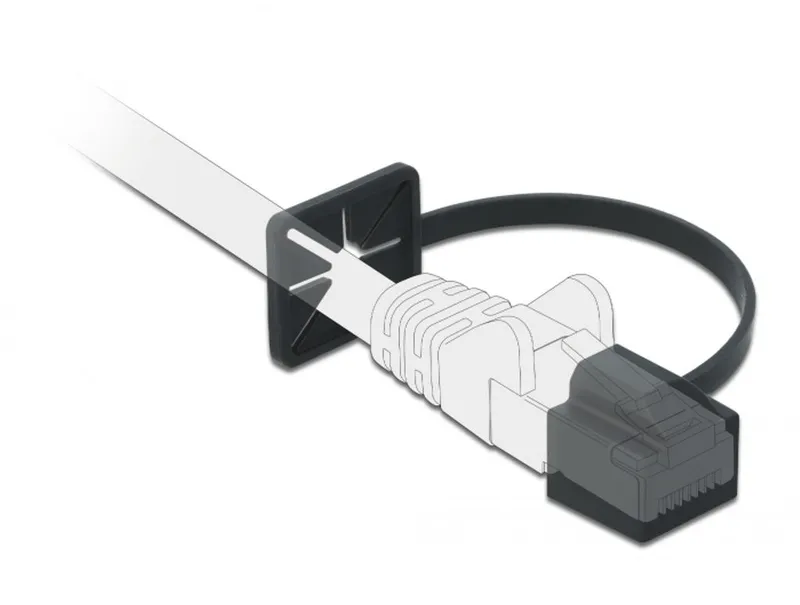 Alternativ bild 0 för Delock Dust Cover for RJ45 - Dammskydd - svart (paket om 10)
