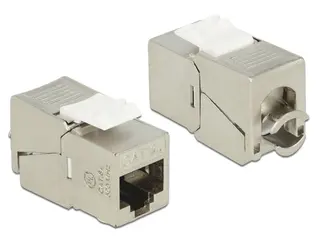 Produktfoto för Delock Keystone module - Modulär insättning - CAT 6a - STP - RJ-45 - för P/N: 86211