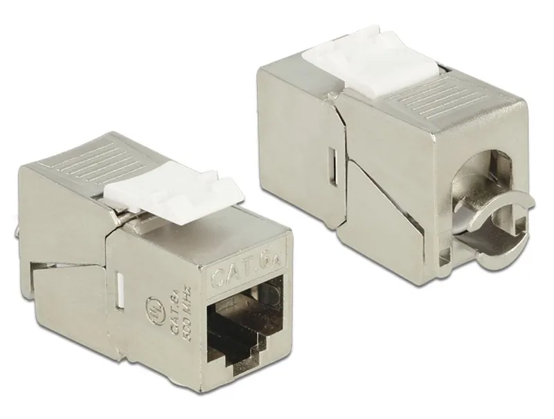 Alternativ bild 0 för Delock Keystone module - Modulär insättning - CAT 6a - STP - RJ-45 - för P/N: 86211
