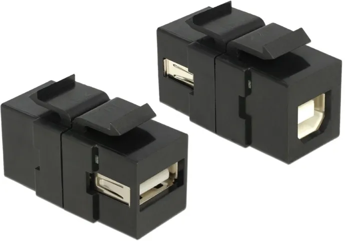 Alternativ bild 0 för DeLOCK Keystone Module USB 2.0 A Female > USB 2.0 B Female