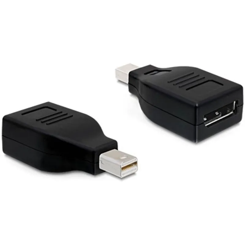 Alternativ bild 0 för DeLOCK Mini DisplayPort hane till DisplayPort hona-adapter
