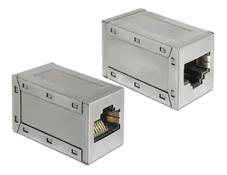 Produktfoto för DeLOCK modularskarvdon, 8P/8C, RJ45, skärmad, för Cat 6A